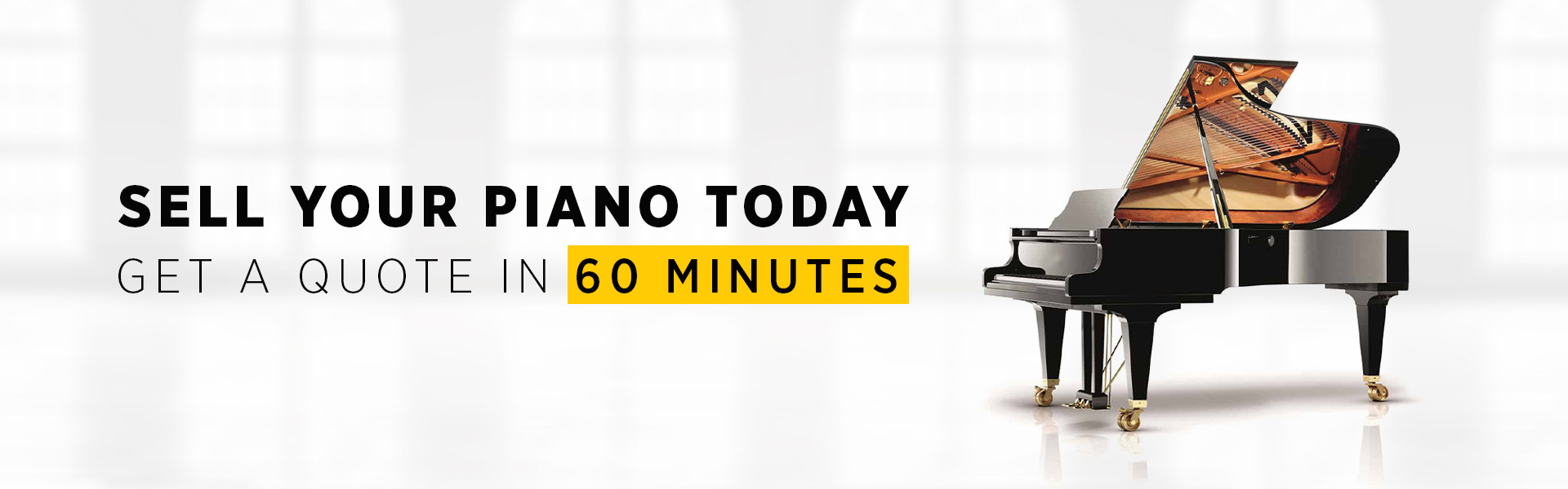 sell your piano today -- Get a quote in 60 minutes